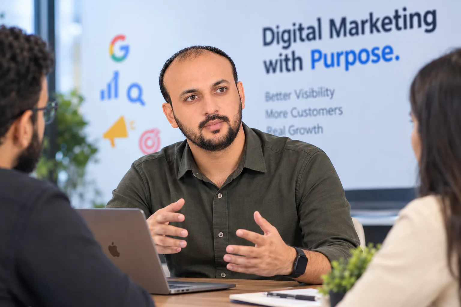 Digital Marketing Team Discussion
